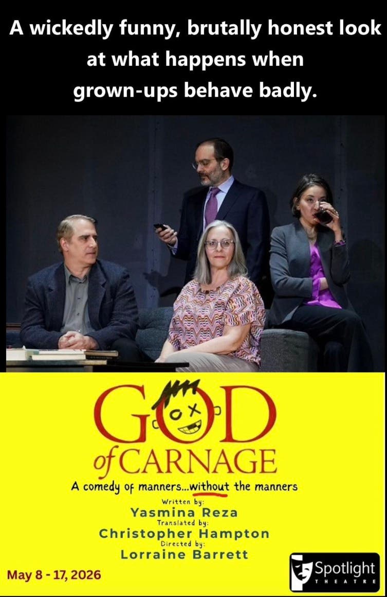 GOD OF CARNAGE presented by Spotlight Theatre