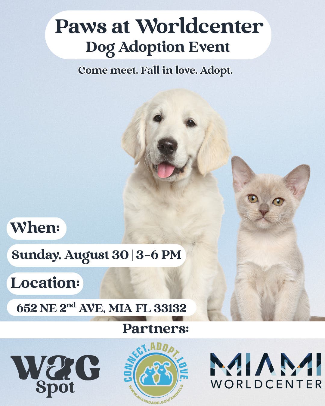 Paws at Worldcenter | Dog Adoption Event 