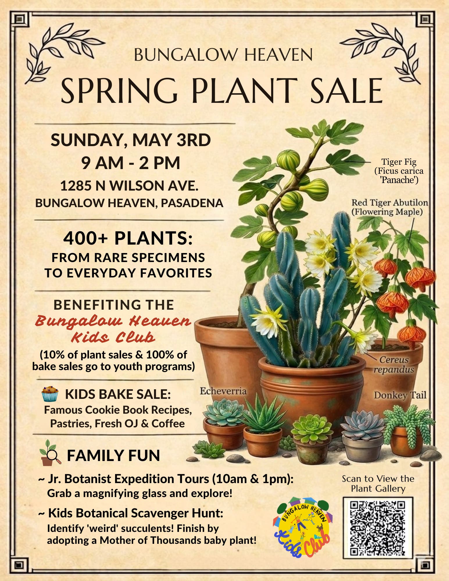 Bungalow Heaven Spring Plant Sale