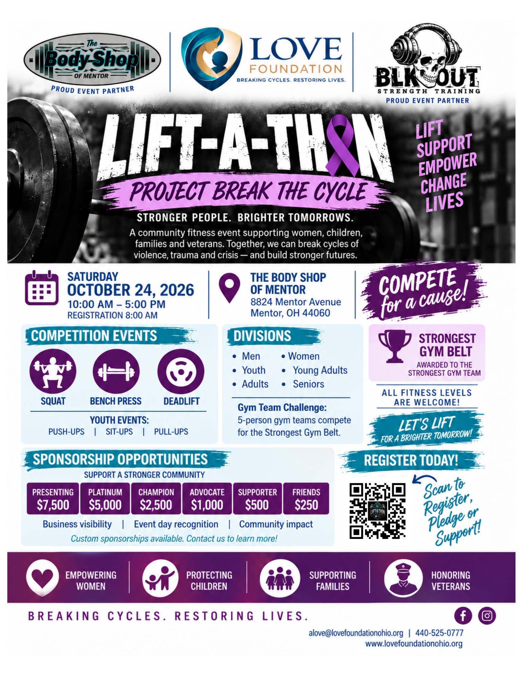 Lift-A-Thon Project Break The Cycle