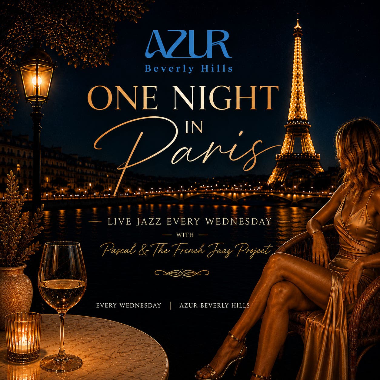 One Night In Paris at Azur Beverly Hills