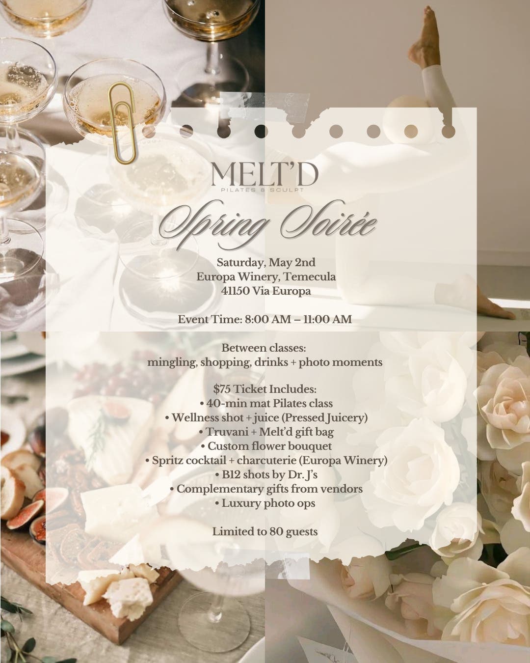 Melt’d Pilates Spring Soirée