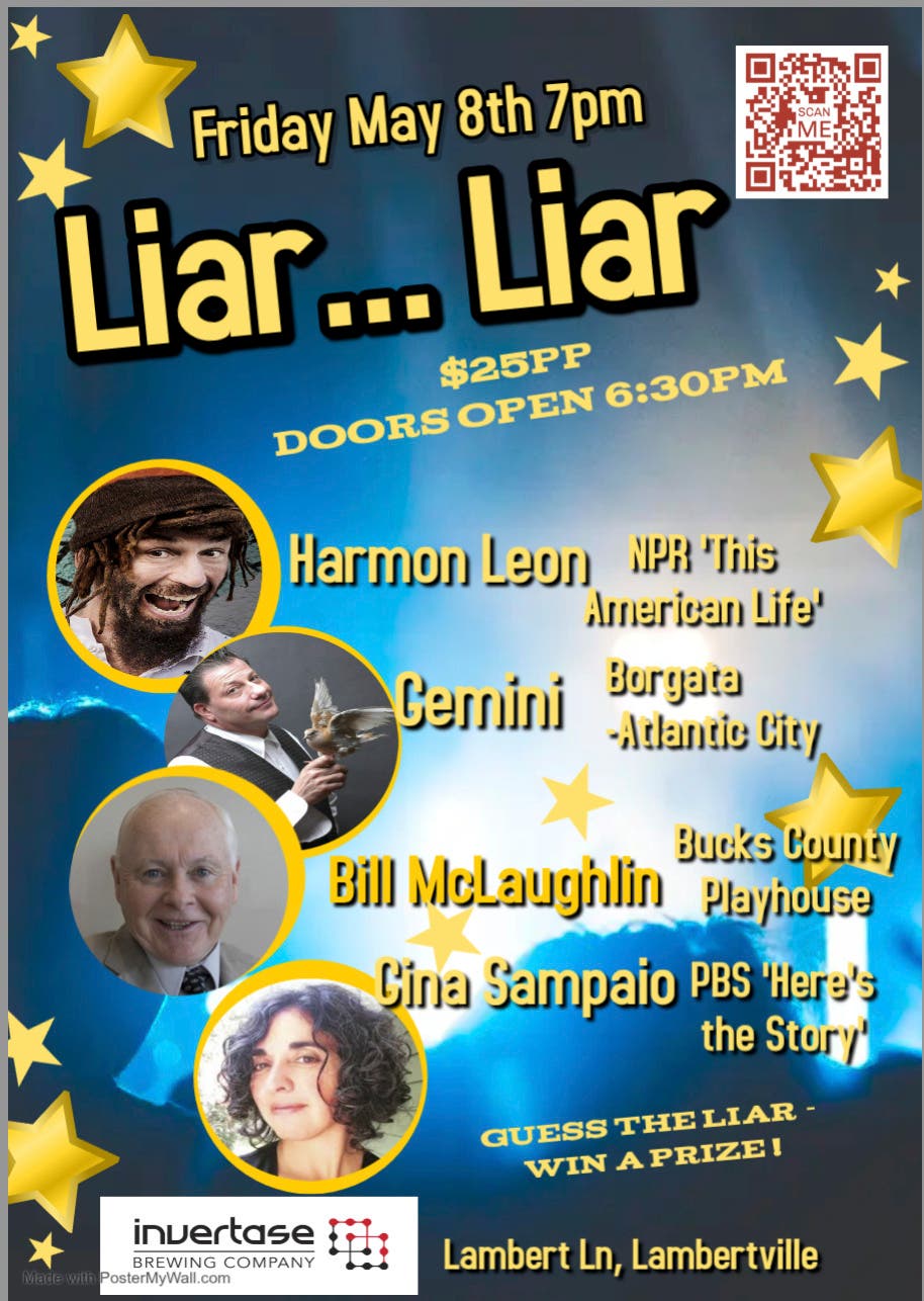 liar...liar: four storytellers. one liar. who done it?