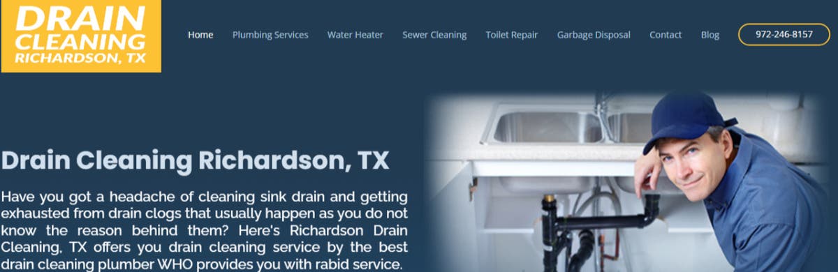 Richardson TX Drain Cleaning