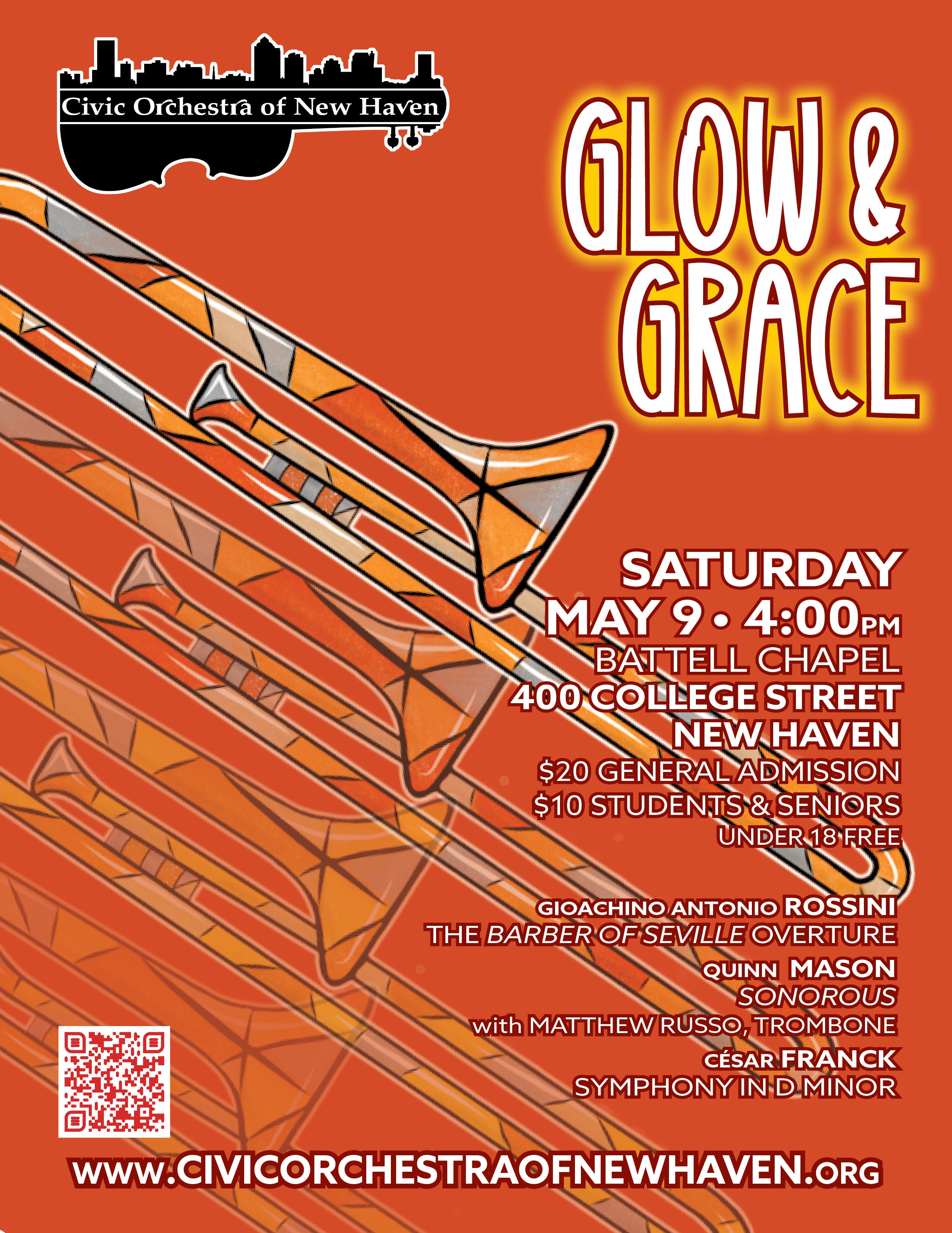 GLOW & GRACE — New England Premiere & Orchestral Favorites