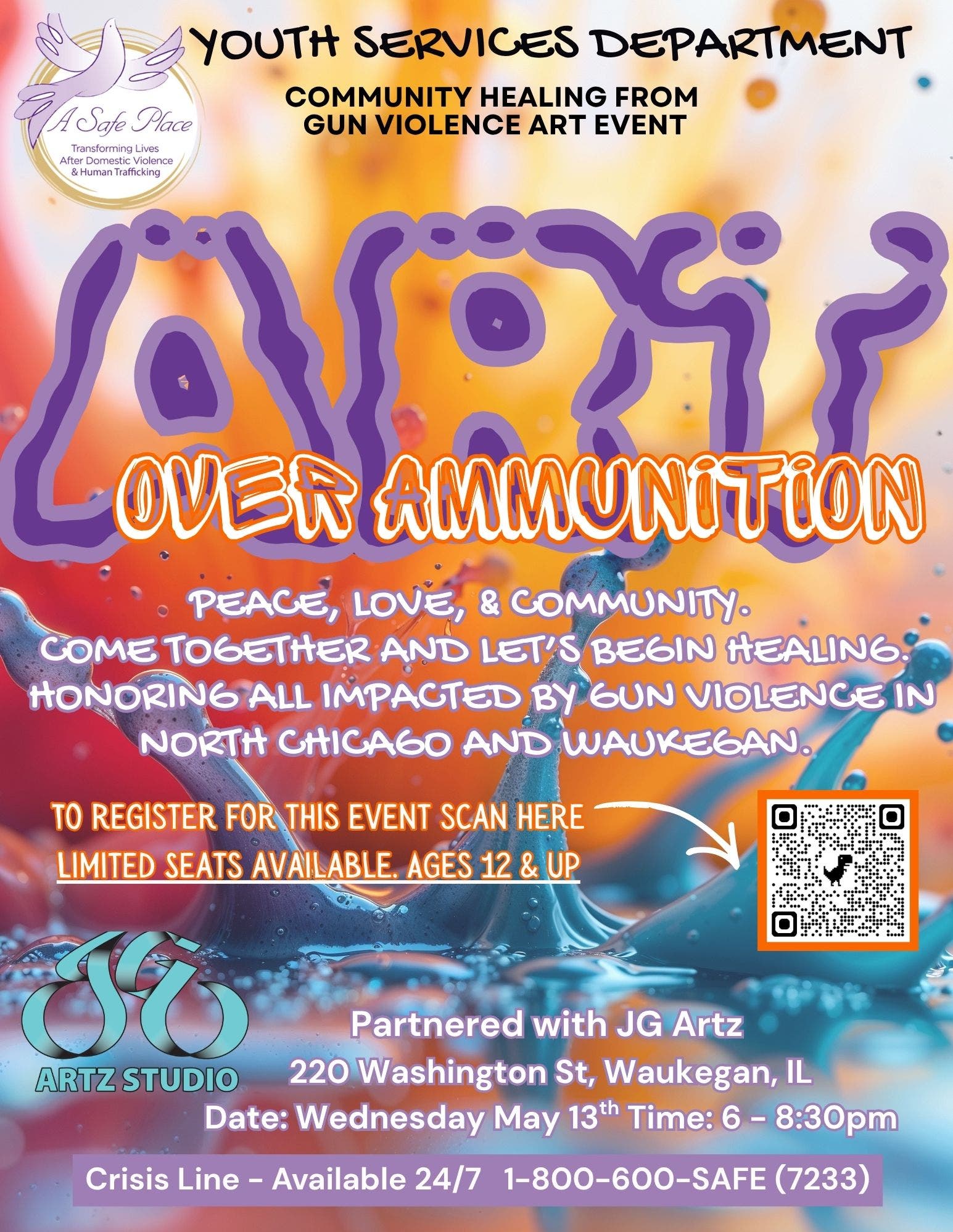 A Safe Place Youth Services Department and JG Artz