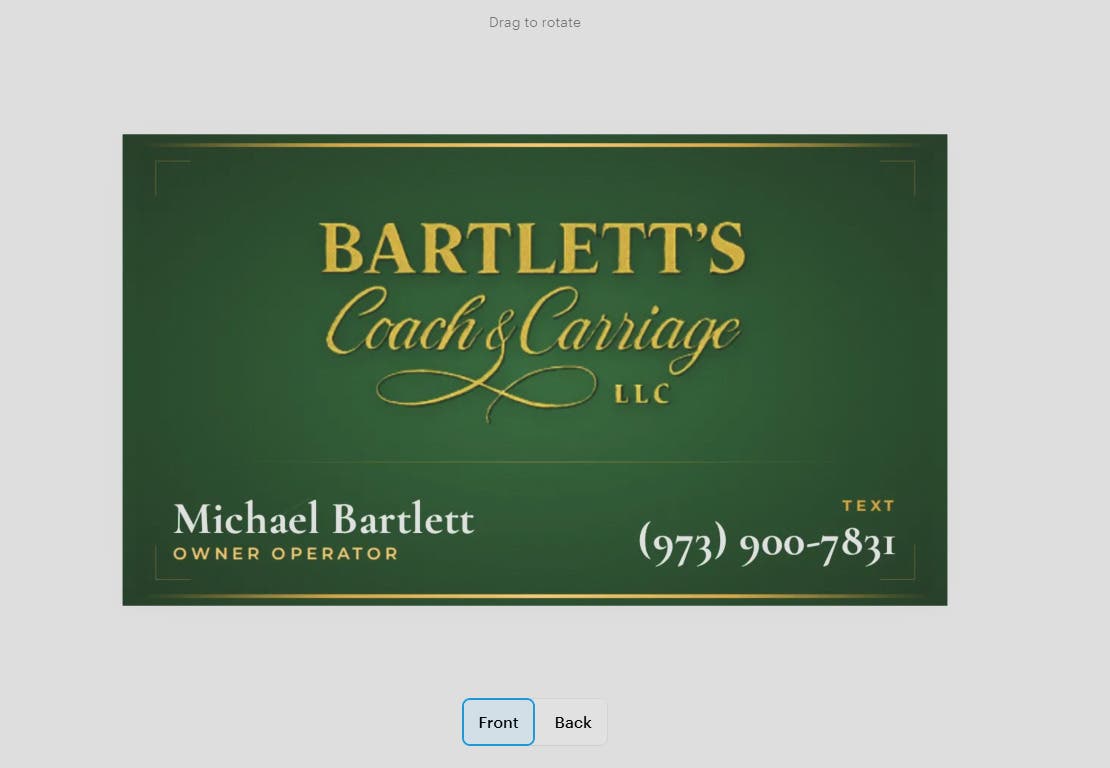 Bartletts Coach & Carriage LLC