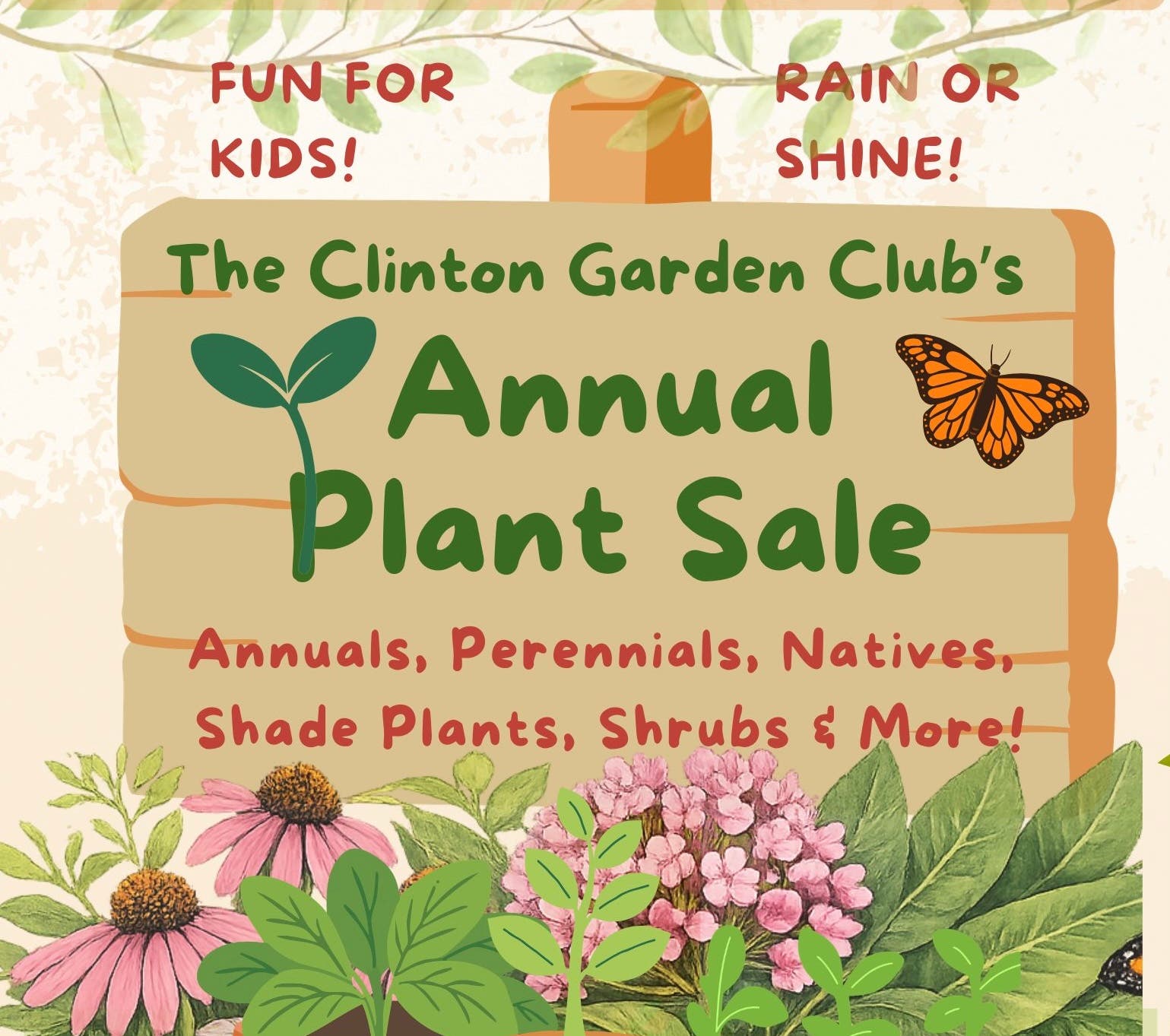 Plant Sale by Clinton Garden Club
