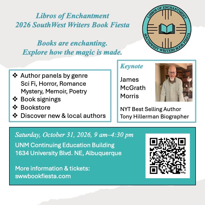 Libros of Enchantment, SouthWest Writers 2026 Book Fiesta