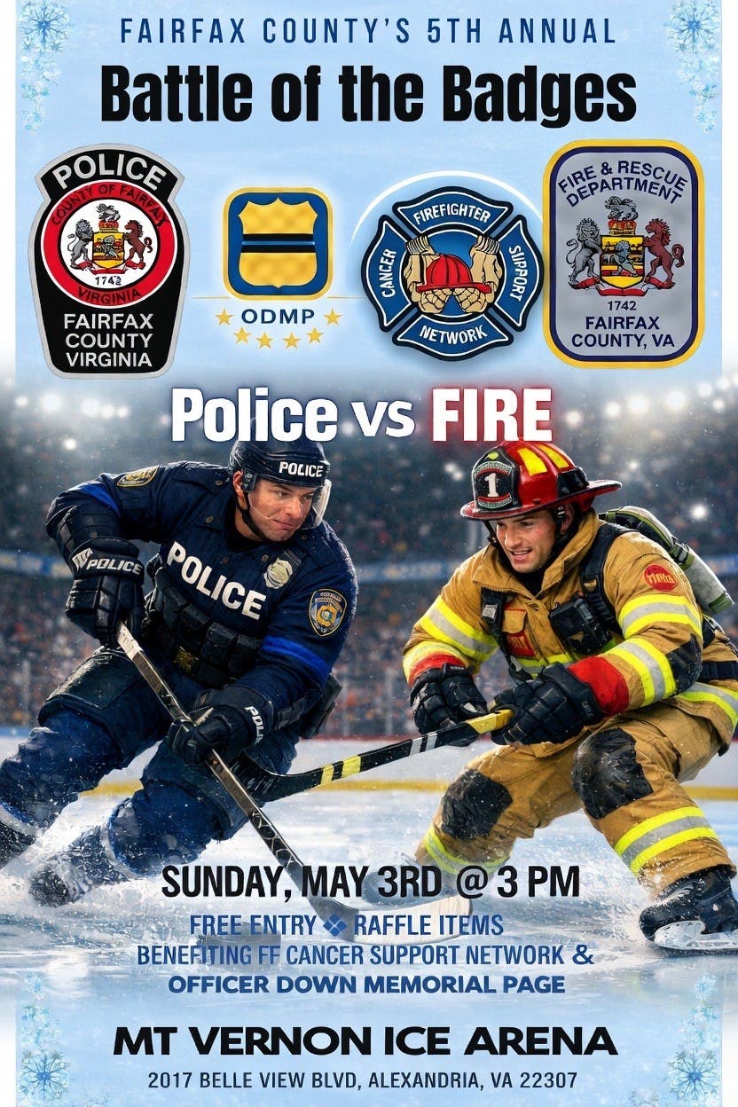 5th Annual Fairfax County Police and Fire Department's "Battle of the Badges" Hockey Game