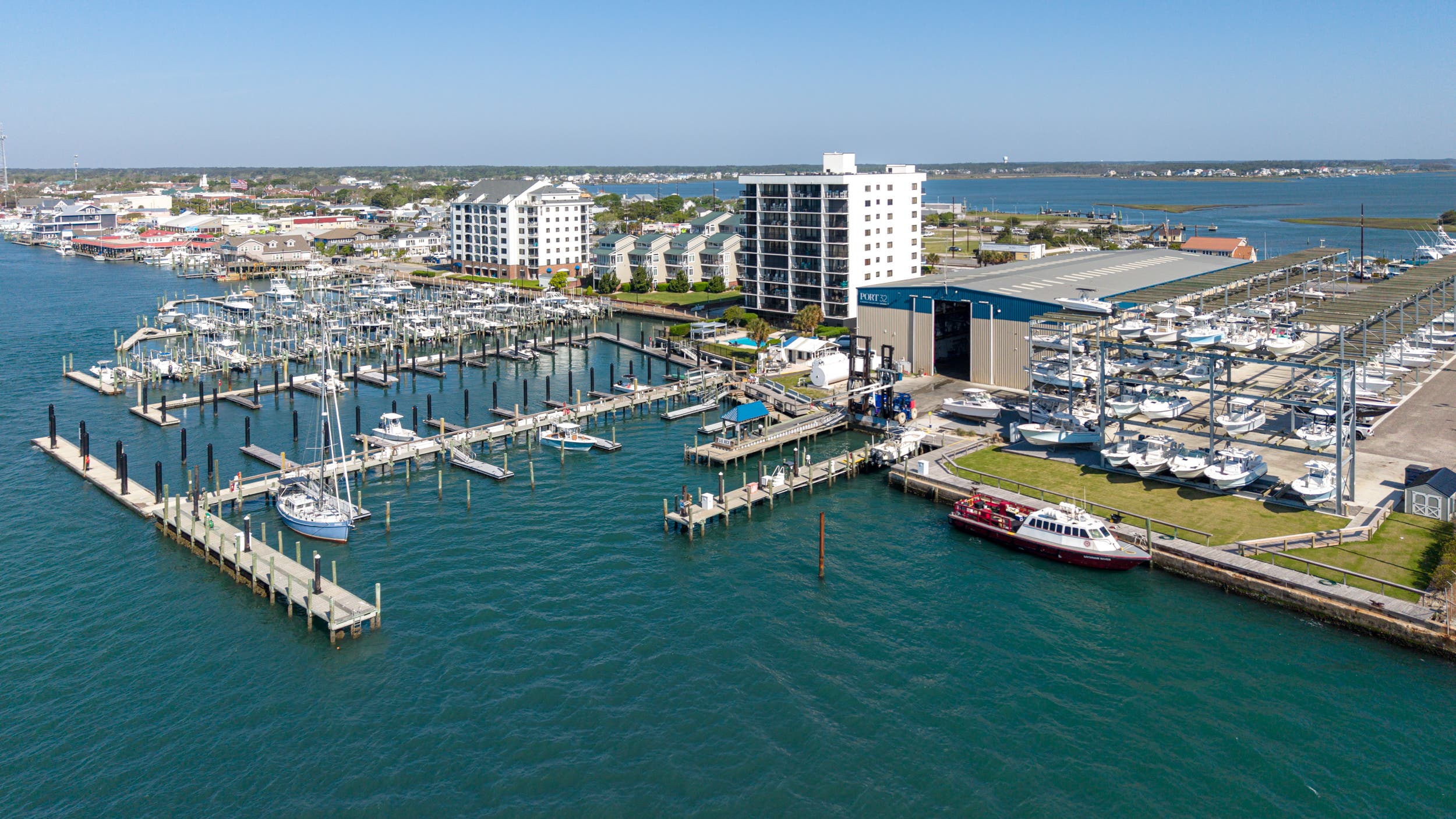 PORT 32 Completes Renovation at Portside Marina in Morehead City, North Carolina