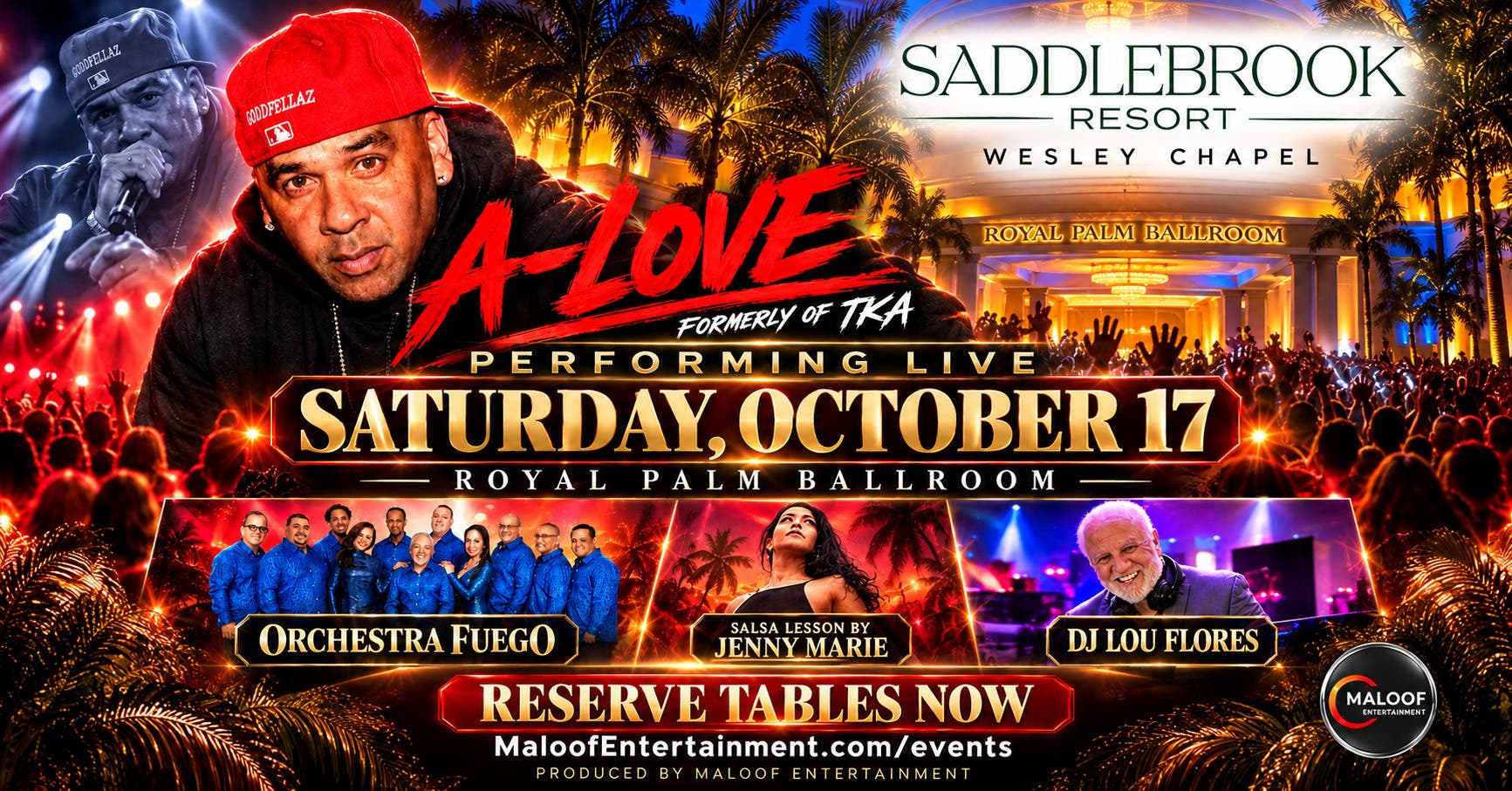 A-Love, Orchestra Fuego Live at Saddlebrook Resort
