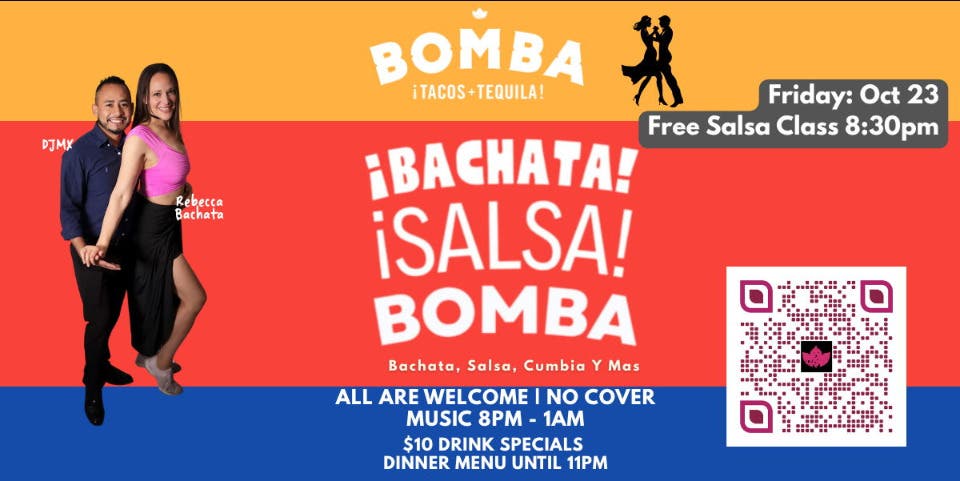 ¡Bachata! ¡Salsa! BOMBA - Free Salsa Lessons