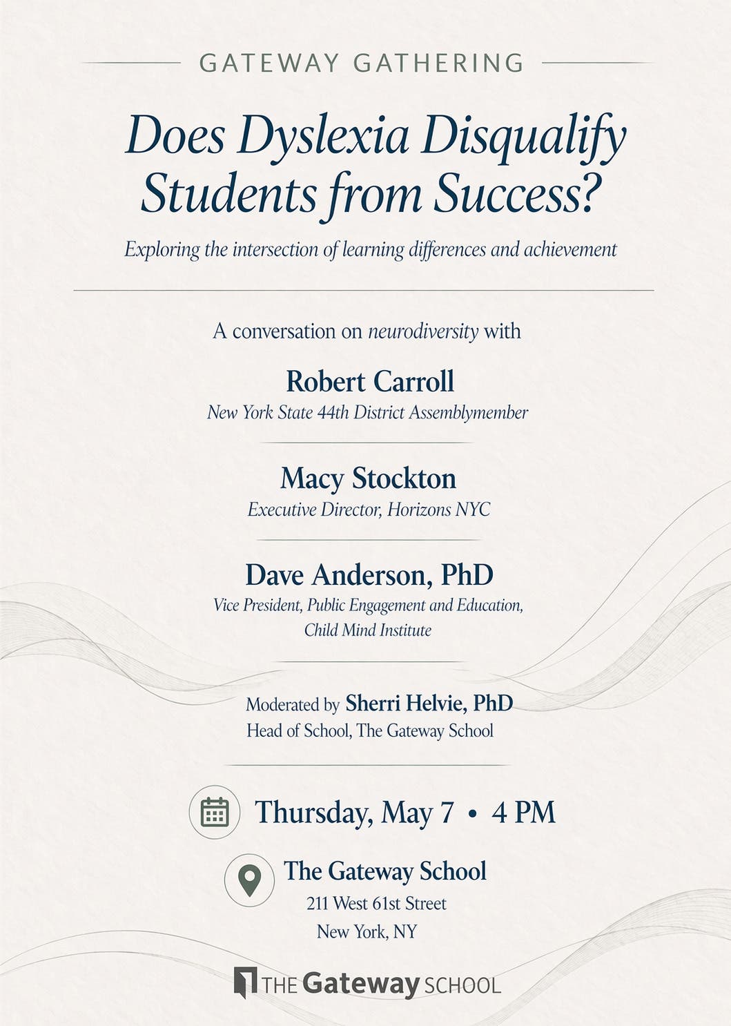 Does Dyslexia Disqualify Students From Success? A Panel Discussion at The Gateway School