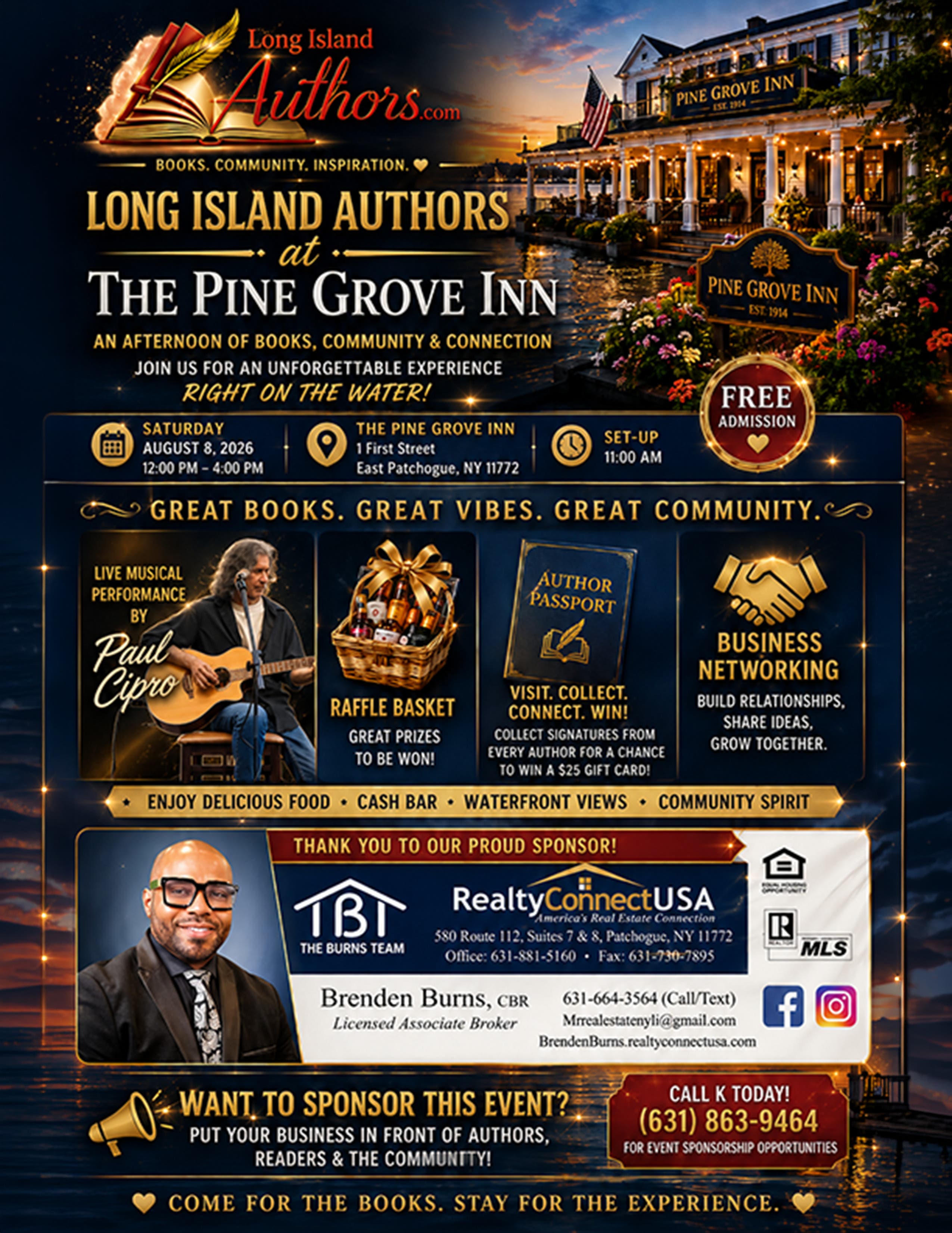 Stories by the Shore: A Long Island Authors Waterfront Experience