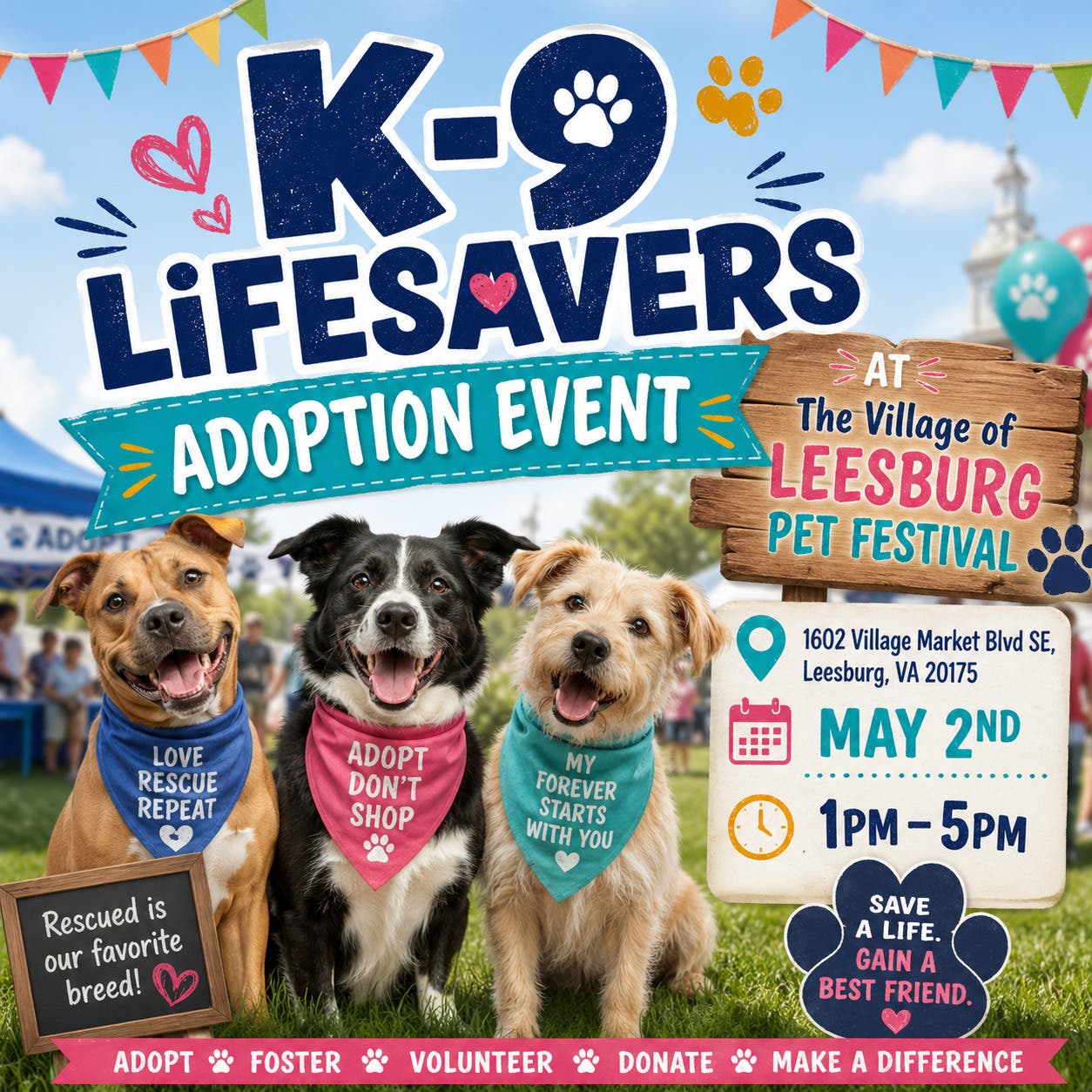 K-9 Lifesavers Adoption Event
