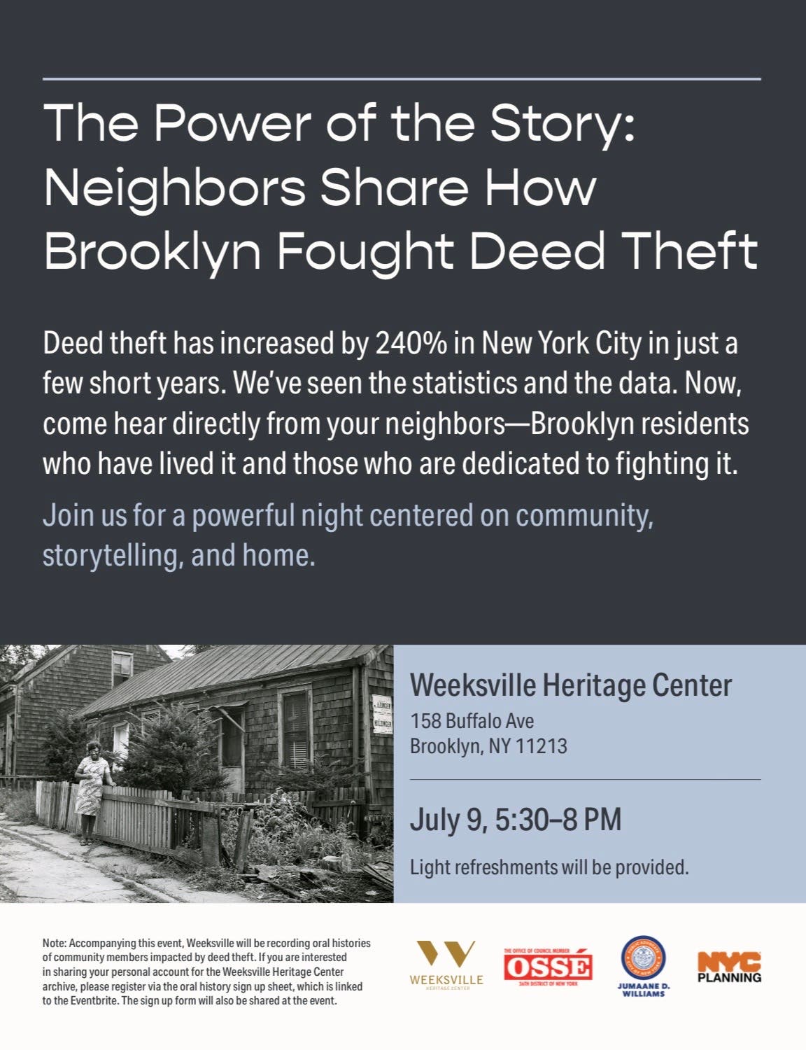 The Power of the Story: Neighbors Share How Brooklyn Fought Deed Theft