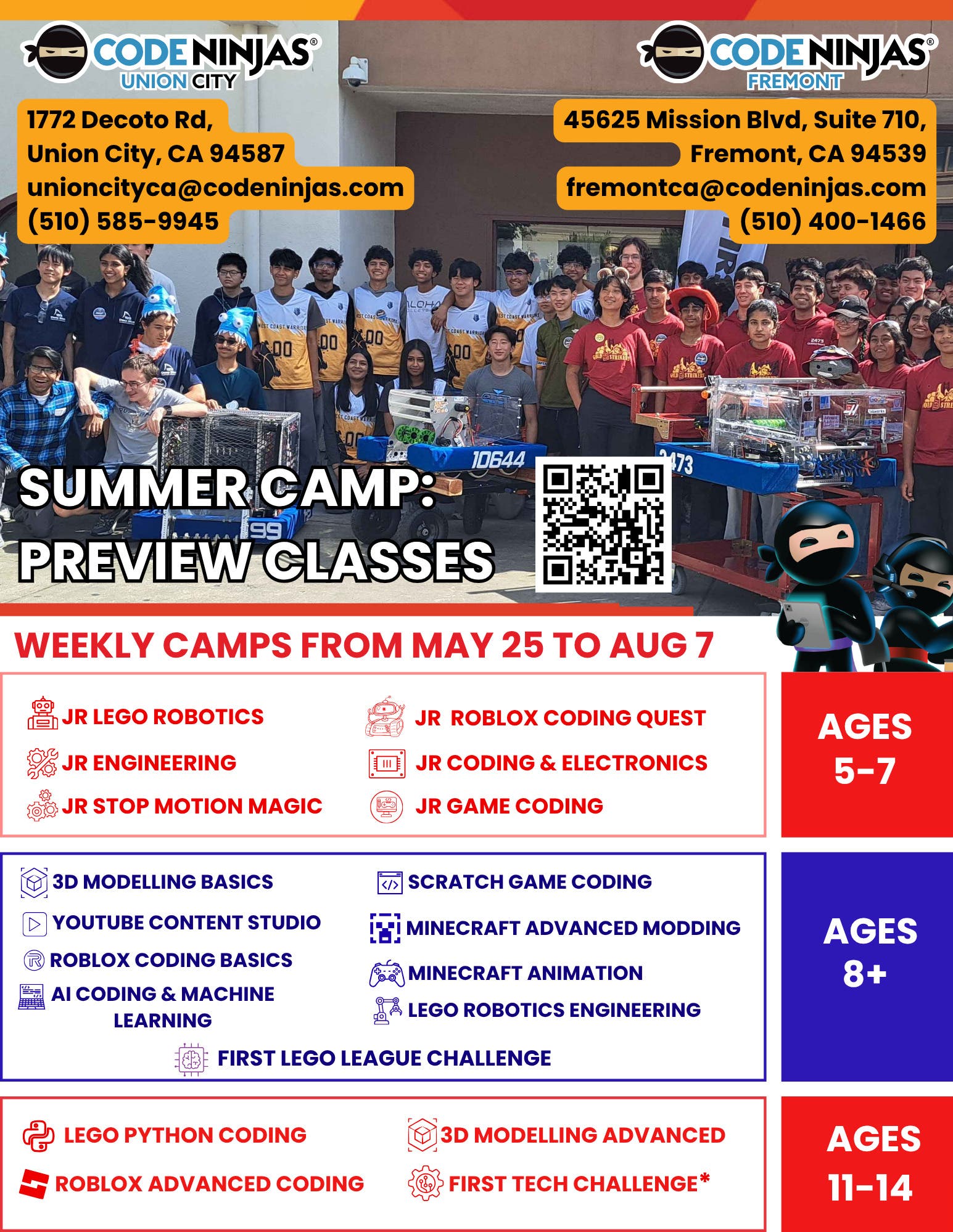 Summer Camp: Preview Classes