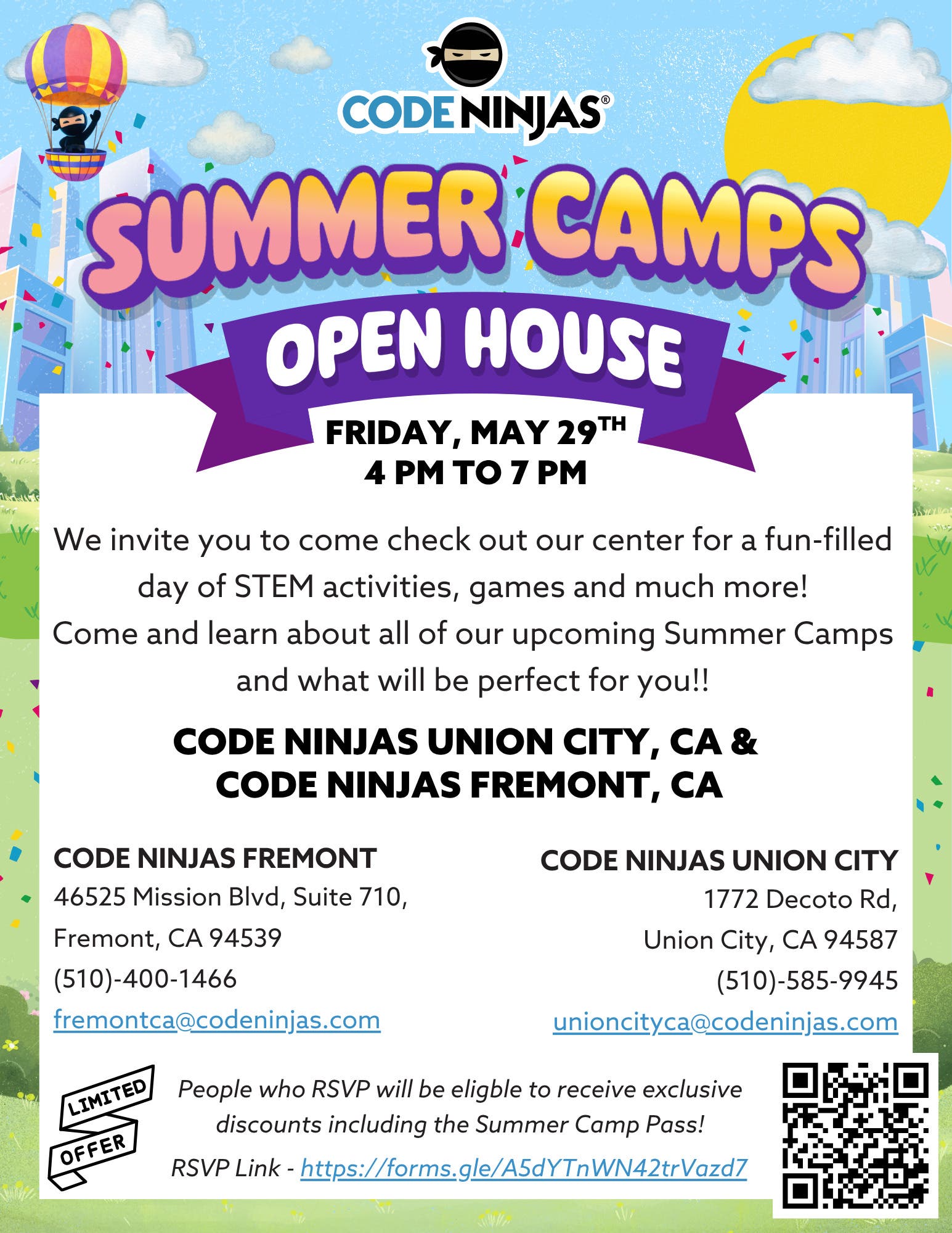 Summer Camps Open House