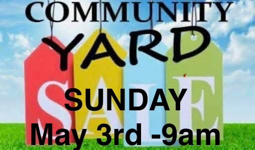 Community yard sale