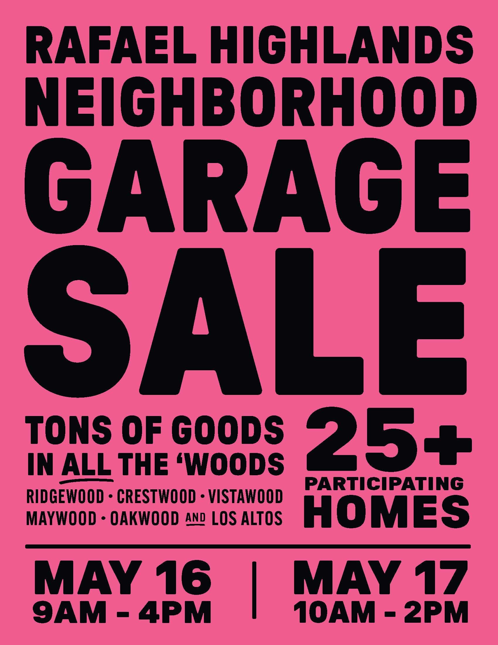 HUGE 25 + Houses Neighborhood Garage Sale