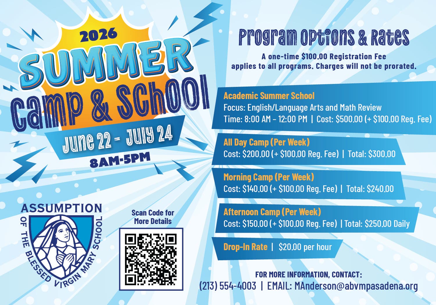 2026 Summer Camp & School