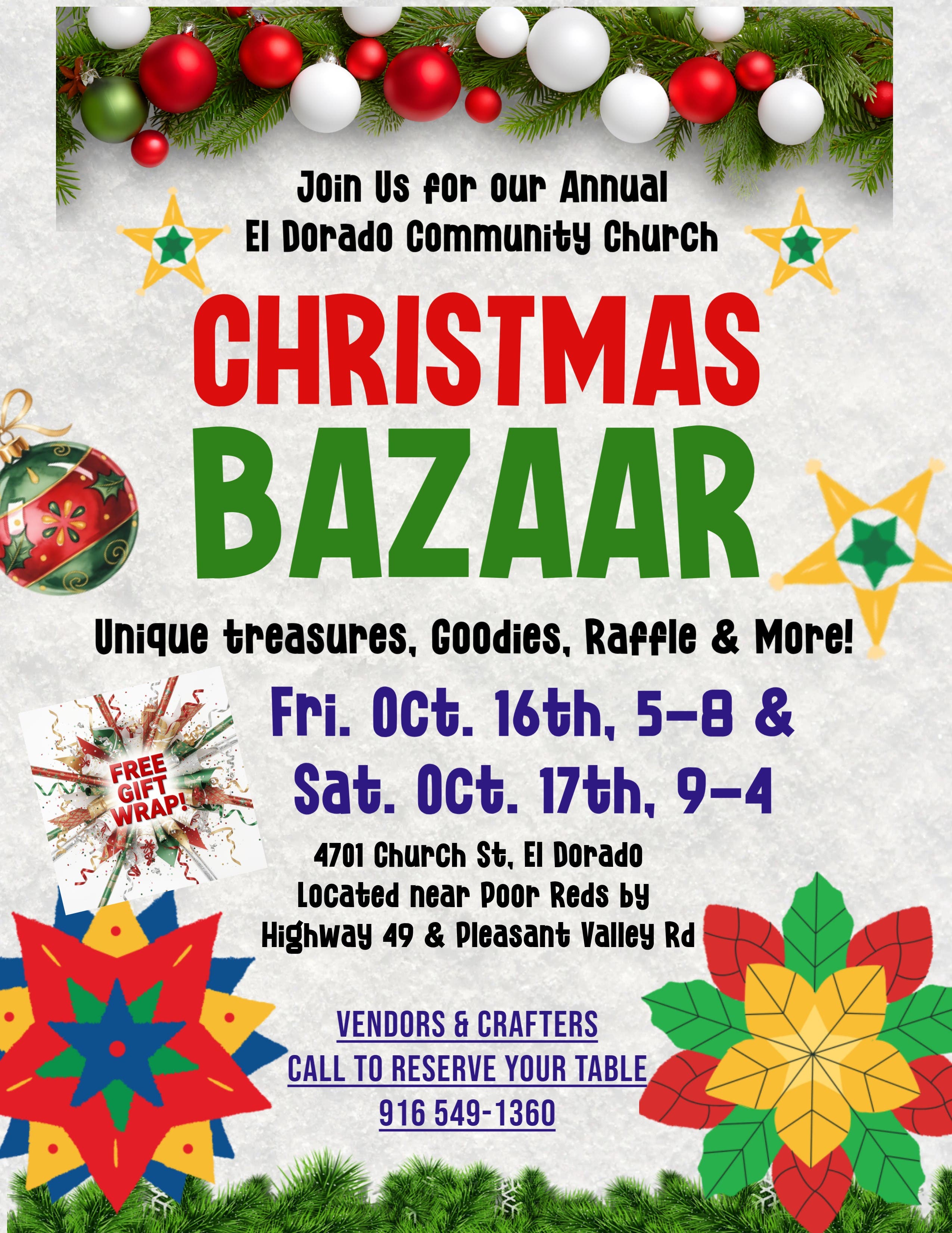 Christmas Bazaar 