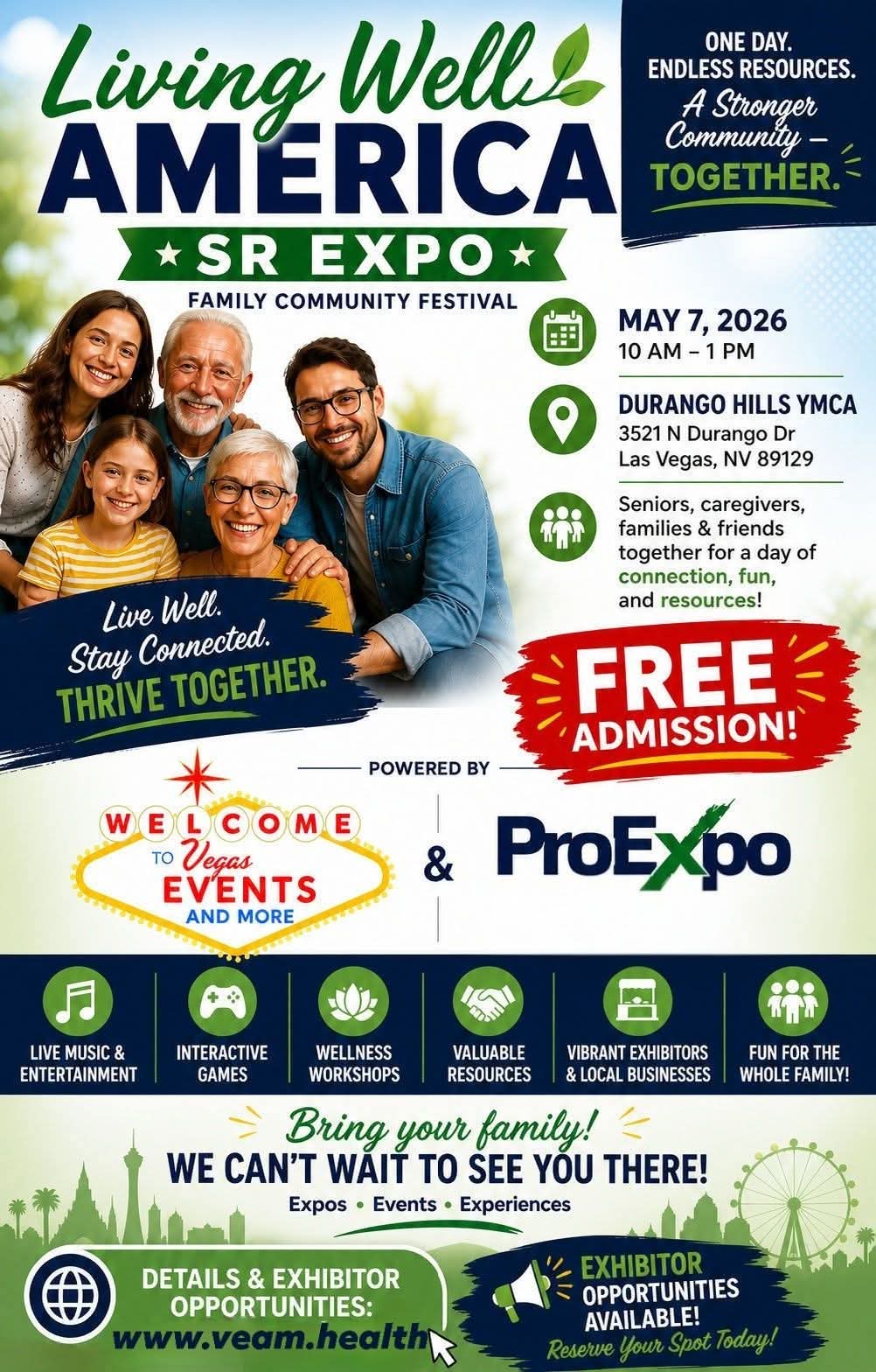 Living Well Senior Expo with VEaM