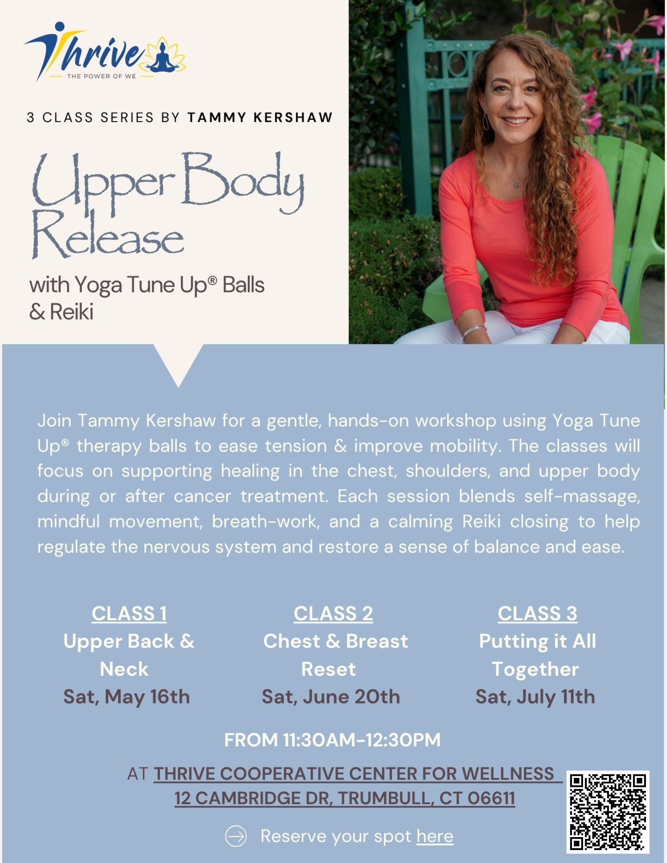 Upper Body Release w/ Yoga Tune Up Ball & Reiki