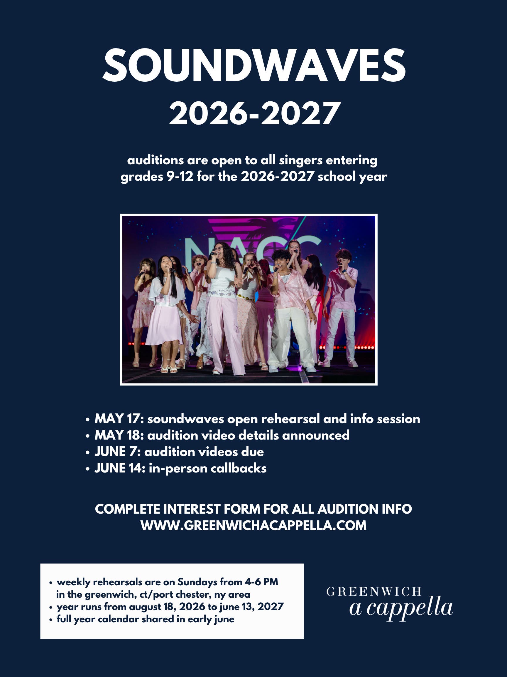 Soundwaves 2026-2027 Auditions