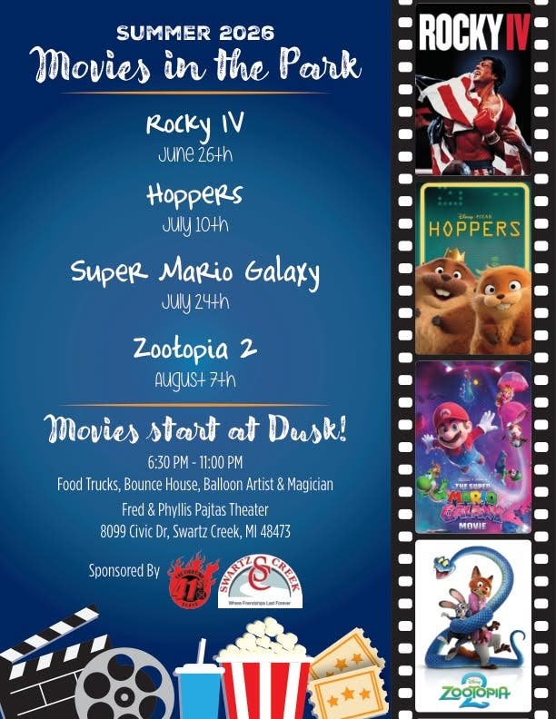 Swartz Creek Movies in the Park: Rocky IV