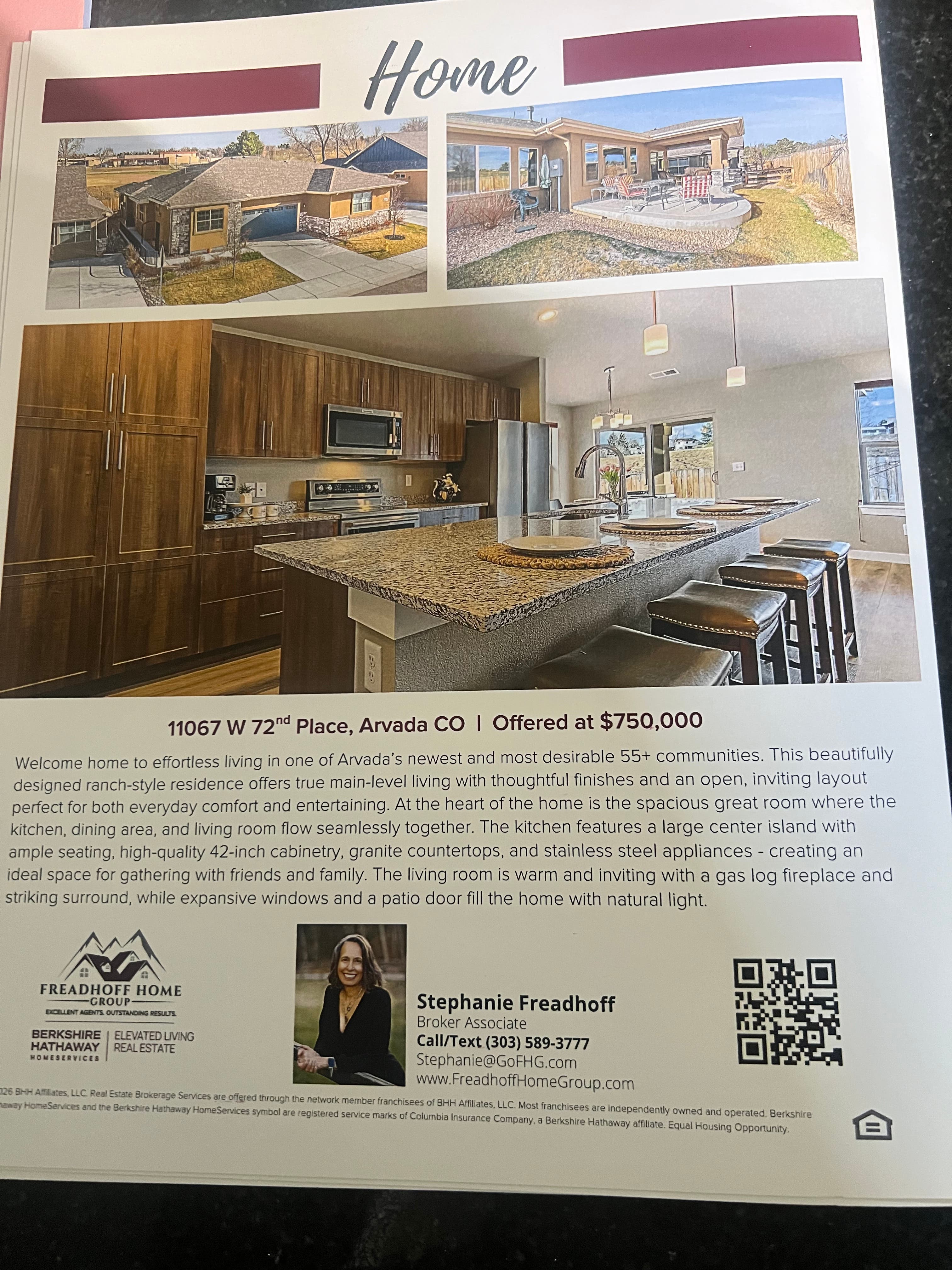 55 and up community 3 bedroom ranch for sale