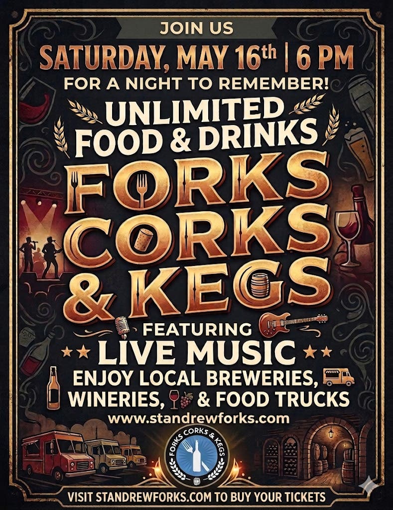 Forks Corks & Kegs