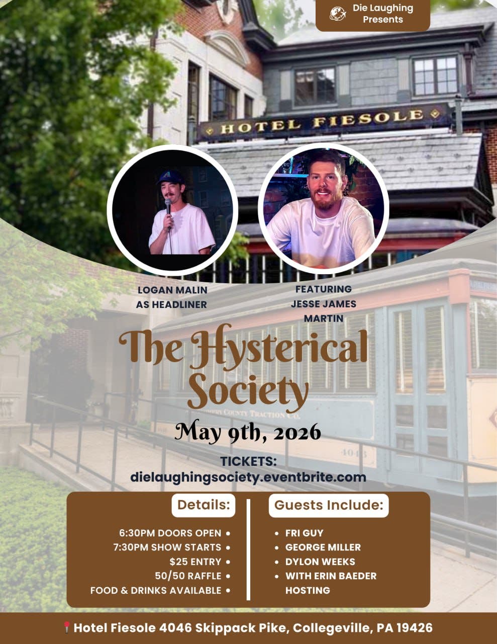 Die Laughing Presents the Hysterical Society