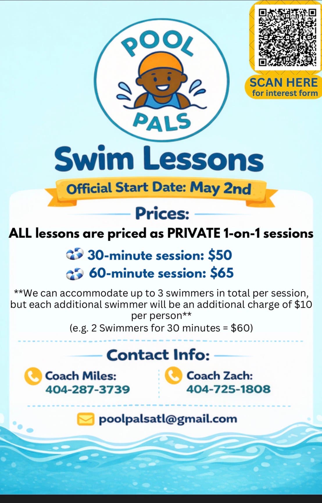 Pool Pals Swim Lessons