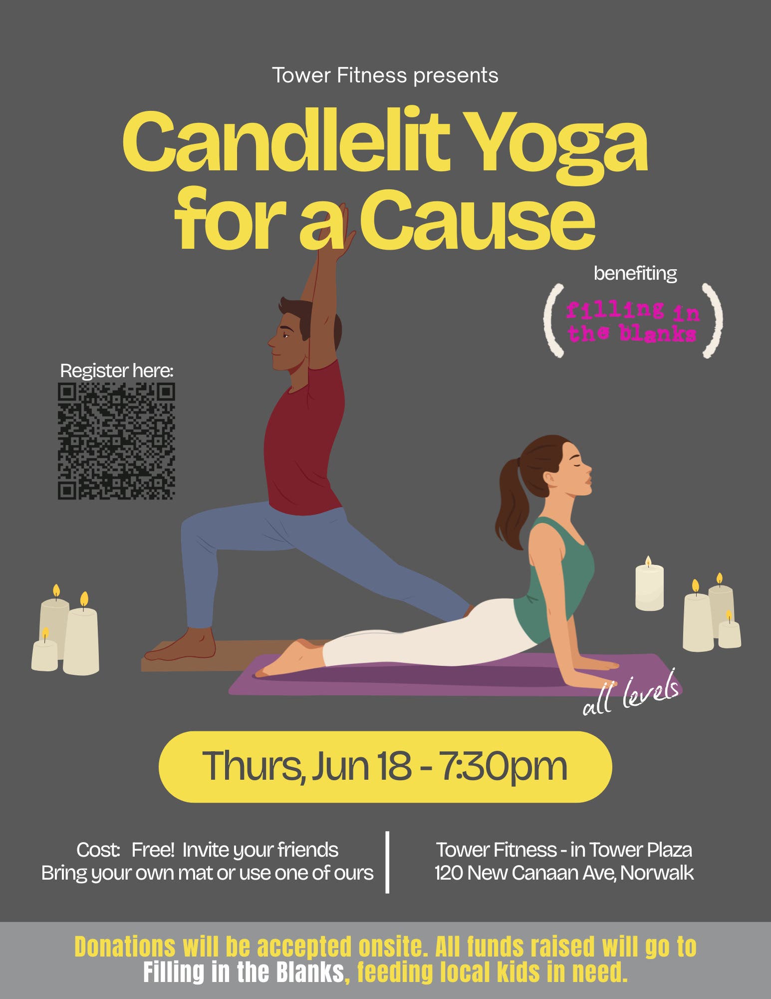 Candlelit Yoga for a Cause