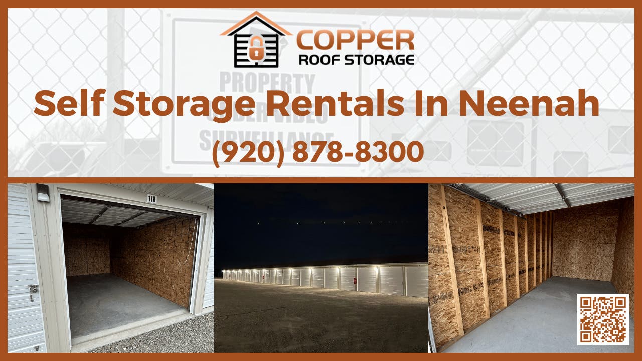 Drive-Up Storage Unit Rentals Near Neenah at Copper Roof Storage