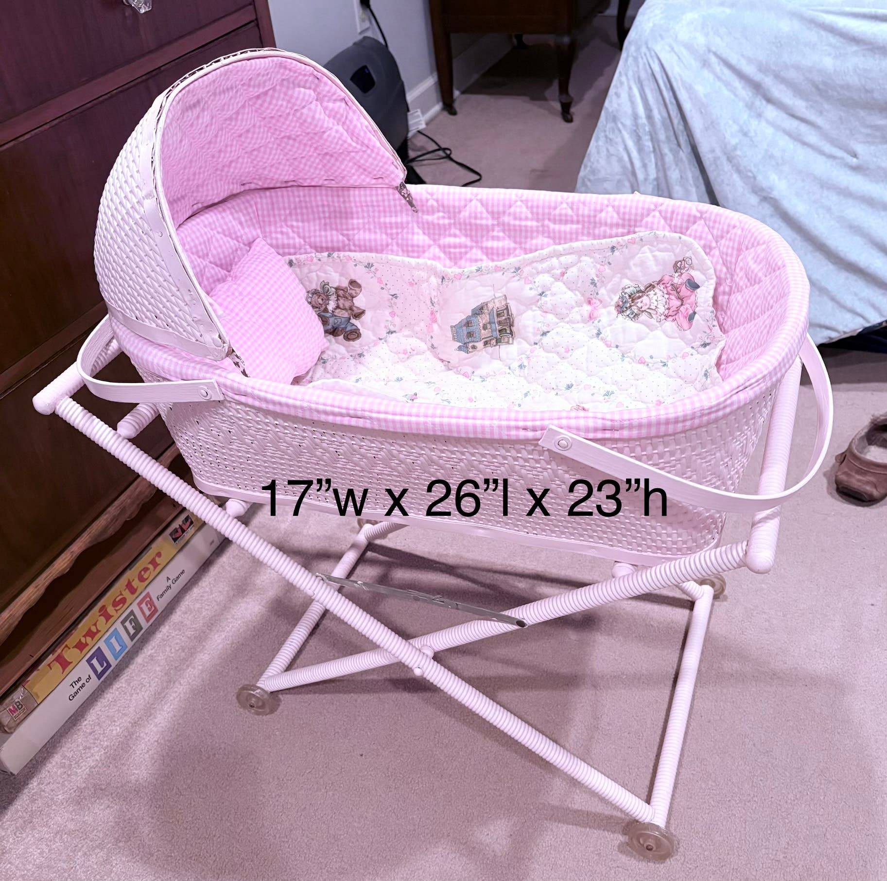 Vintage Doll Bassinet