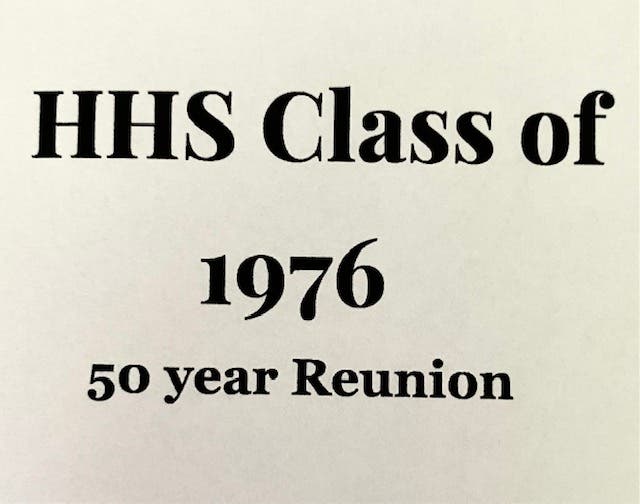 Hillsborough High School Class of 1976 50th reunion
