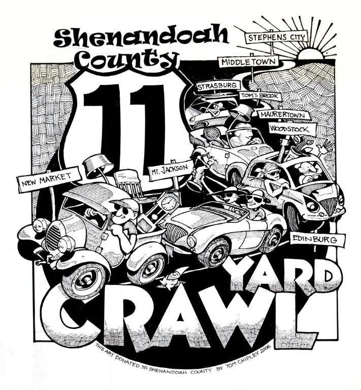 Route 11 Yard Crawl Book Sale