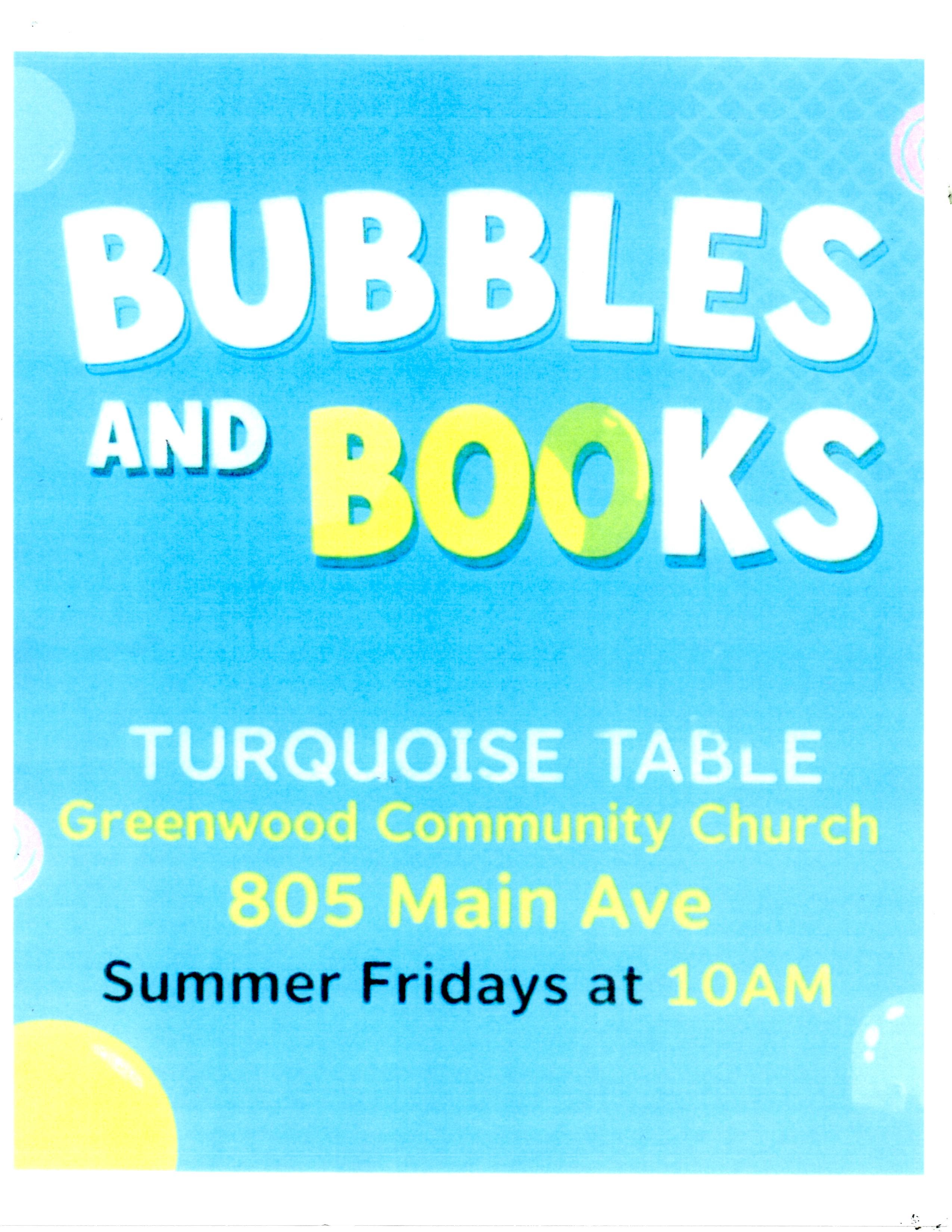 Bubbles and Books