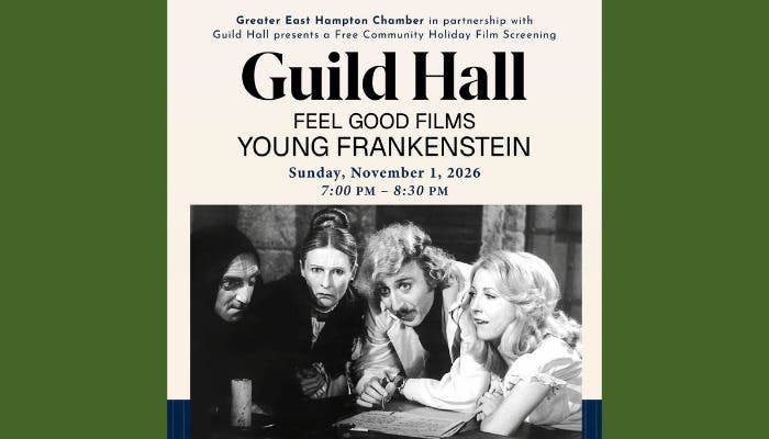 Greater East Hampton Chamber of Commerce Partners with Guild Hall for a FREE Community Holiday Film