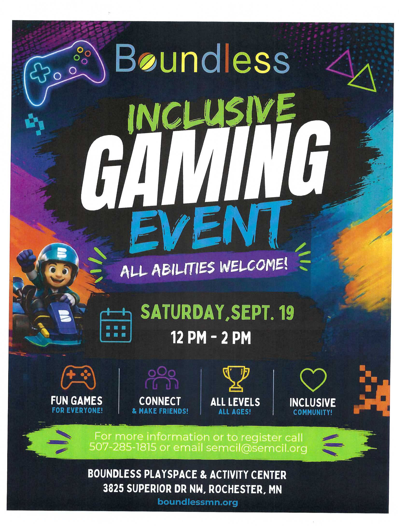Inclusive Video Gaming Event