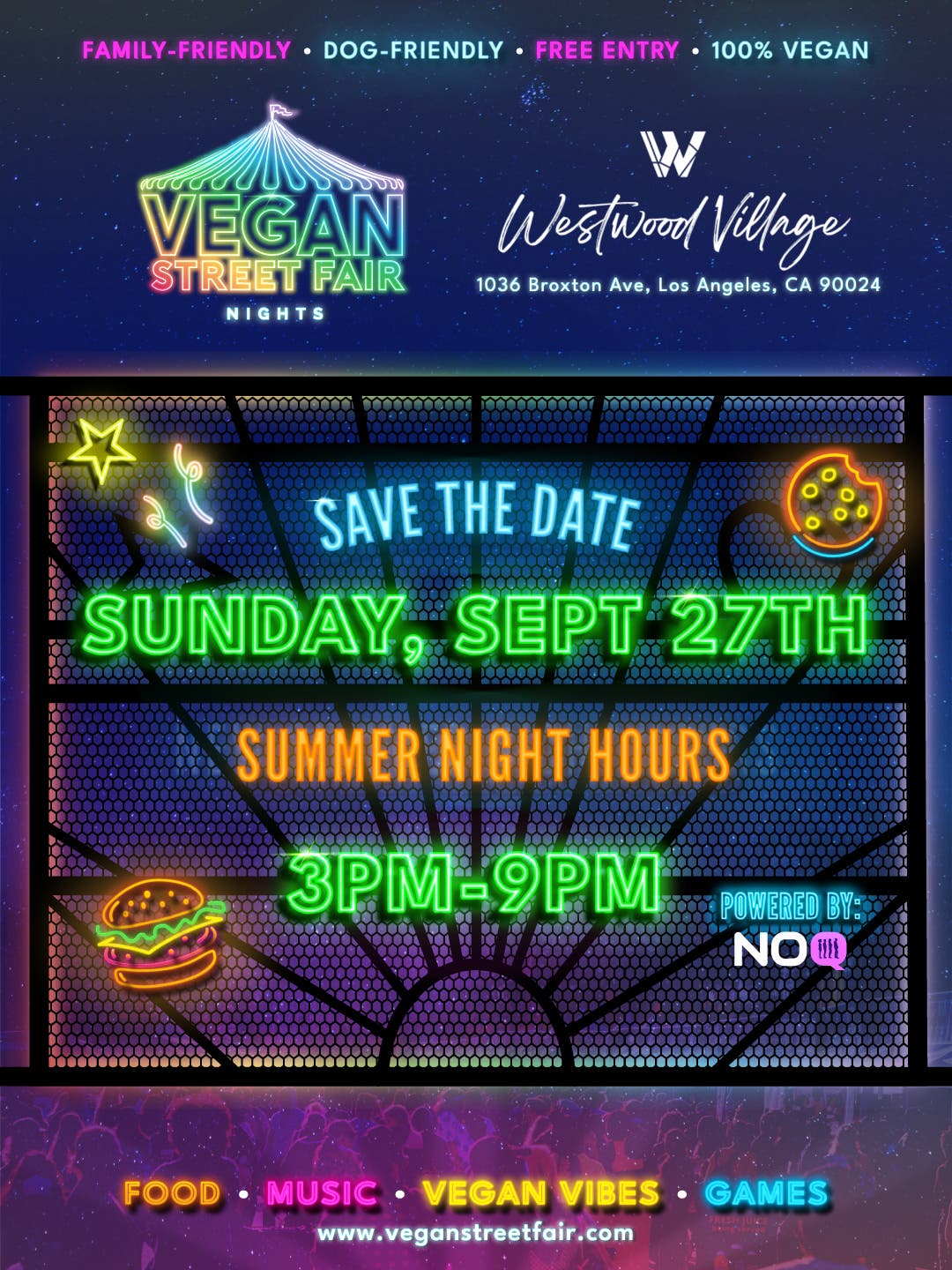 Vegan Street Fair Closes Out Its Night Market Season in Westwood With a New Beer Garden, Art Exhibit