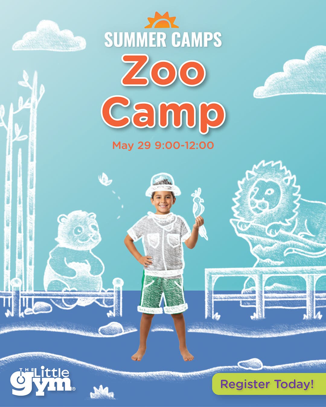Kids Love Our Zoo‑Themed Camp at The Little Gym!