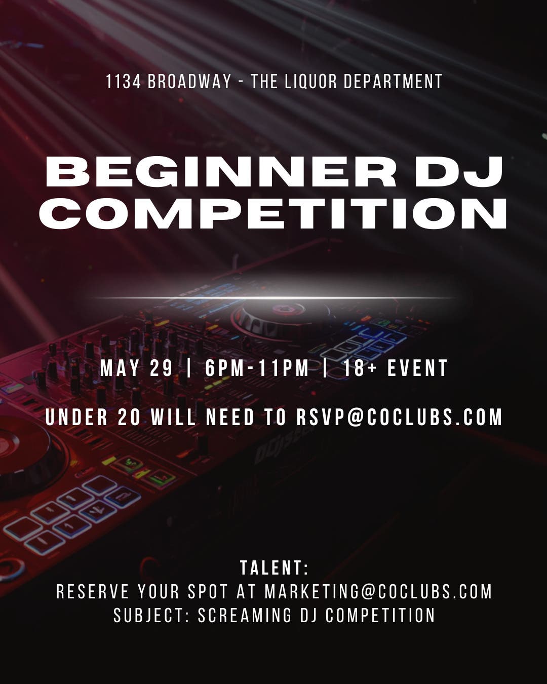 Beginner DJ Competition