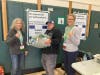 Poll Workers receive a donation from Corbo's Deli, sponsor of the Glenville School Polling Place.