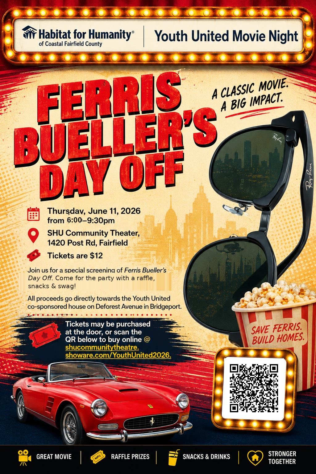 Movie Night! *NEW* John Summit tix in Raffle! Support Youth United HFH Local Teens!! 