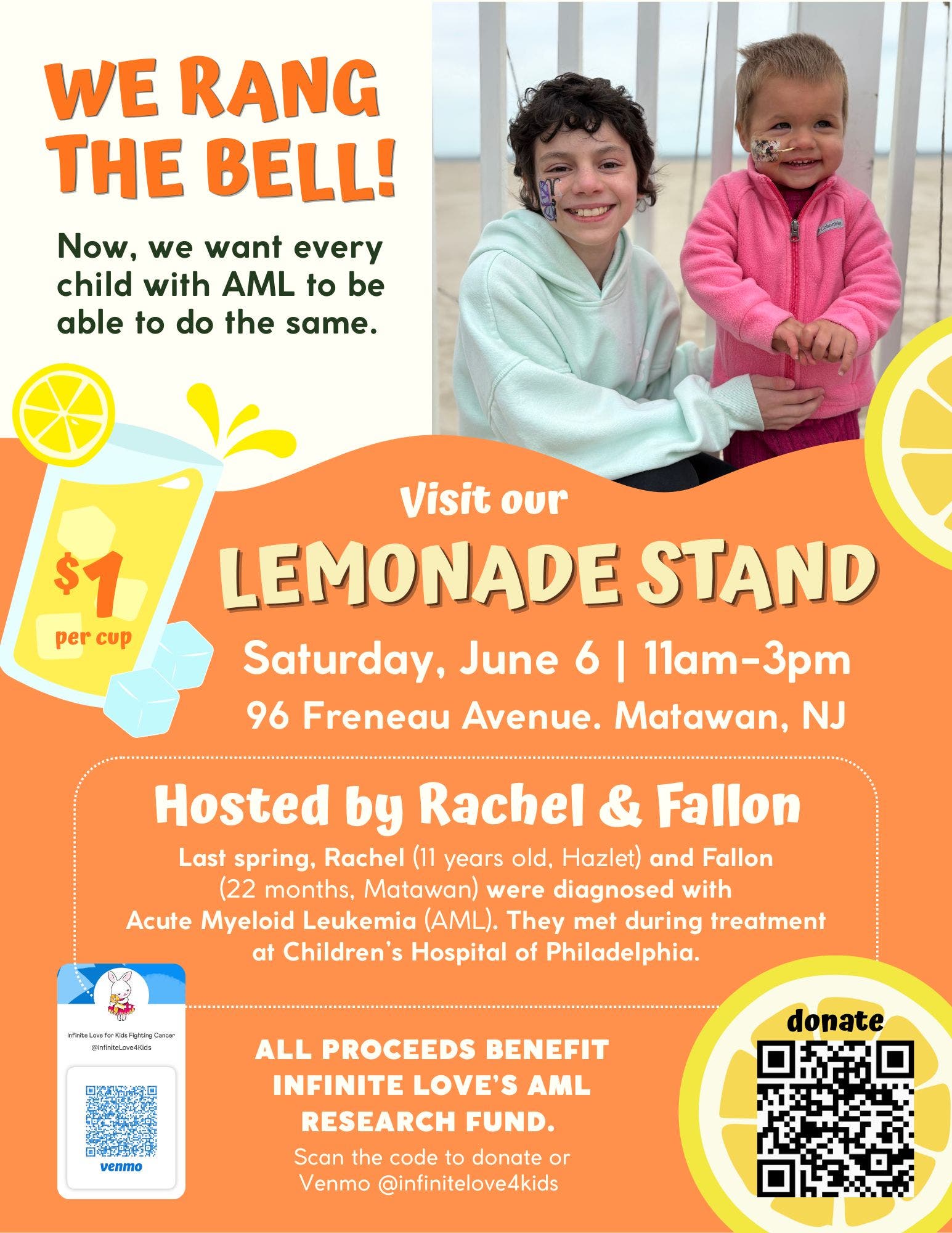Lemonade Stand hosted by Rachel & Fallon