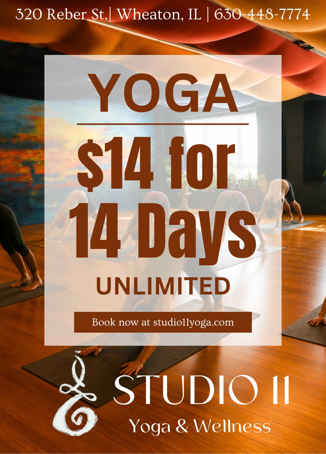 $14 For 14 Days Of Unlimited Yoga